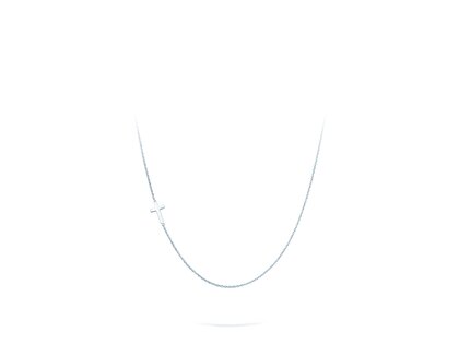 Halskette Cross in Silber 925/- poliert
