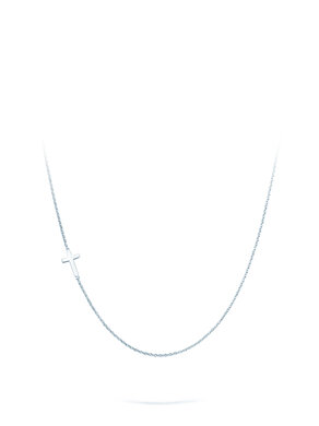 Halskette Cross in Silber 925/- poliert