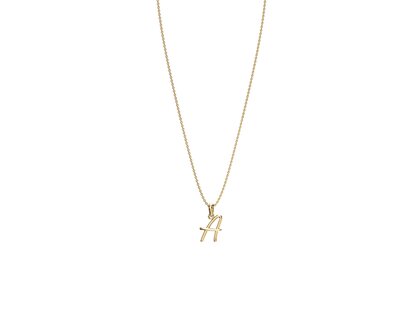 Buchstaben-Anhänger Dalí A in 14K Gelbgold
