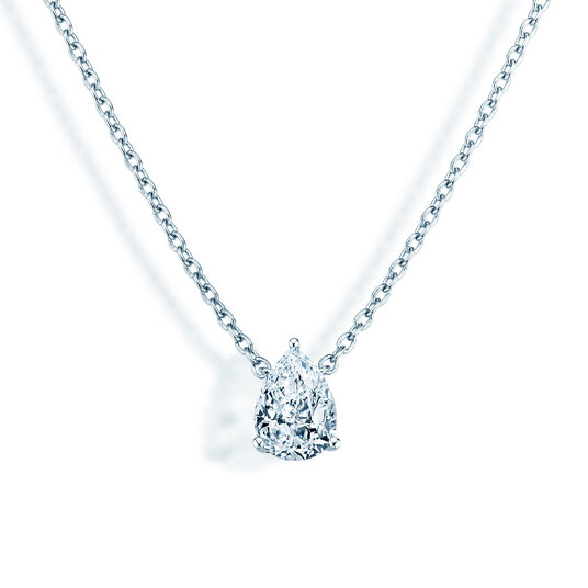 Anhänger Diamond Drop Labordiamant in 14K Weißgold mit Labordiamant 2,00ct E/VS