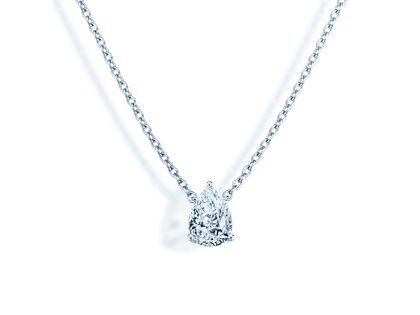 Anhänger Diamond Drop Labordiamant in 14K Weißgold mit Labordiamant 2,00ct E/VS