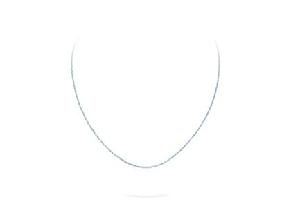 Erbsenkette in Silber 925/- 45cm 1,5mm