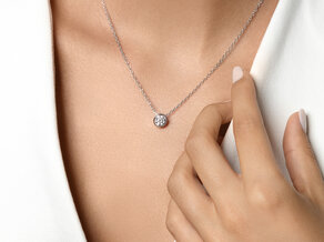 Anhänger Eternal in 14K Gelbgold mit Diamant 1,00ct GSI G/SI