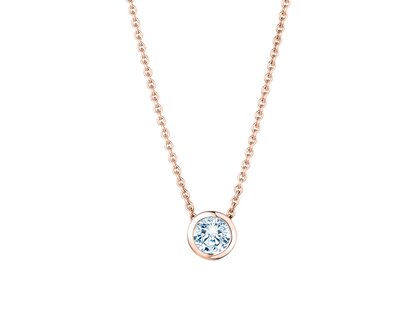 Anhänger Eternal Labordiamant in 14K Roségold mit Labordiamant 1,00ct E/VS