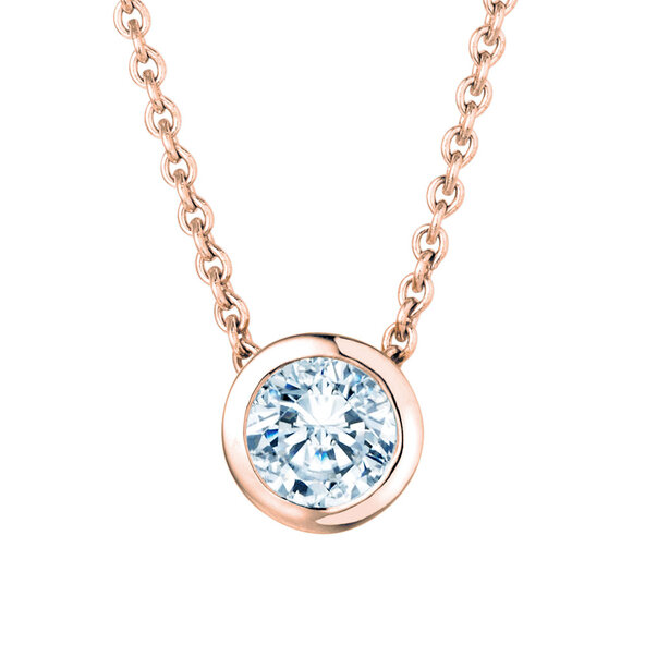 Anhänger Eternal Labordiamant in 14K Roségold mit Labordiamant 1,00ct E/VS