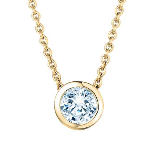 Anhänger Eternal in 14K Gelbgold mit Diamant 1,00ct GSI G/SI
