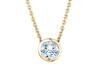 Anhänger Eternal in 14K Gelbgold mit Diamant 1,00ct GSI G/SI