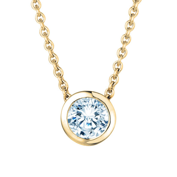 Anhänger Eternal in 14K Gelbgold mit Diamant 1,00ct GSI G/SI