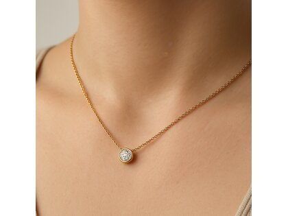 Anhänger Eternal Labordiamant in 14K Weißgold mit Labordiamant 3,00ct E/VS