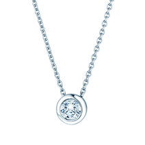 Anhänger Eternal in Platin 950/- mit Diamant 0,15ct G/SI