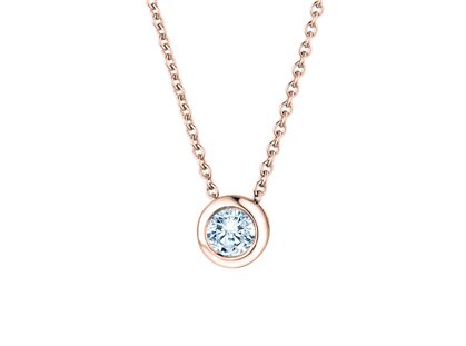 Anhänger Eternal in Roségold