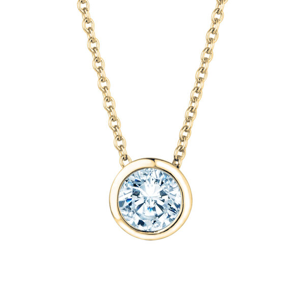 Anhänger Eternal in 14K Gelbgold mit Diamant 0,70ct GSI G/SI