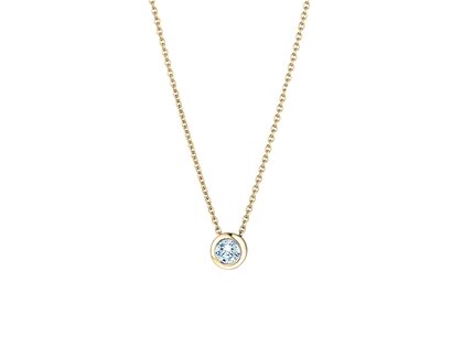 Anhänger Eternal Labordiamant in 9K Gelbgold mit Labordiamant 0,15ct E/VS