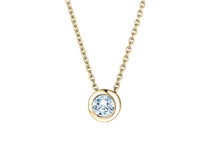 Anhänger Eternal Labordiamant in 9K Gelbgold mit Labordiamant 0,15ct E/VS