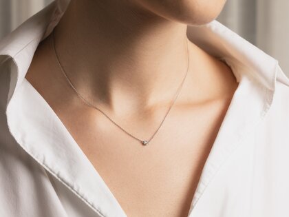 Anhänger Eternal Labordiamant in 9K Gelbgold mit Labordiamant 0,15ct E/VS