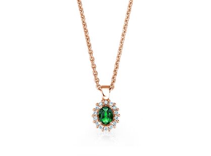 Anhänger Jolie in 18K Roségold