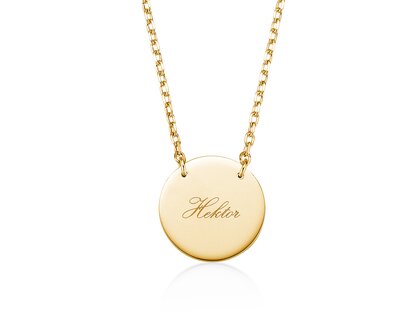 Halskette Leo in 14K Gelbgold poliert