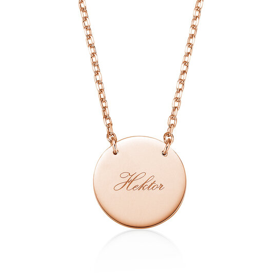 Halskette Leo in 14K Roségold poliert