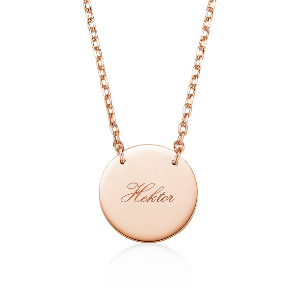 Halskette Leo in 14K Roségold poliert