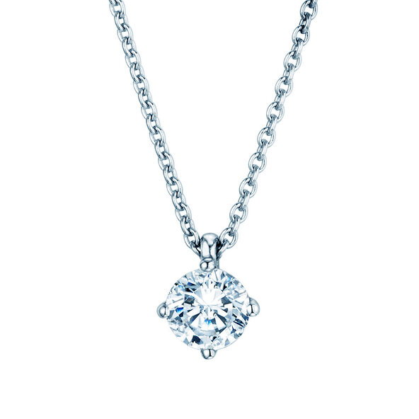 Anhänger Modern in 14K Weißgold mit Diamant 0,40ct G/SI