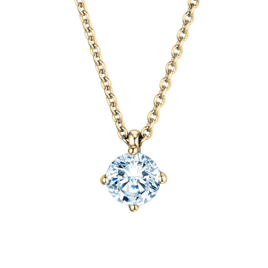 Anhänger Modern Labordiamant in 9K Gelbgold mit Labordiamant 0,75ct E/VS