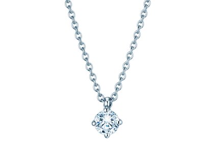 Anhänger Modern Labordiamant in 14K Weißgold mit Labordiamant 0,25ct E/VS