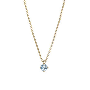 Anhänger Modern Labordiamant in 14K Gelbgold mit Labordiamant 0,25ct E/VS