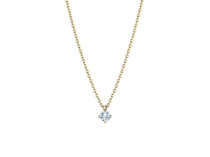 Anhänger Modern in 9K Gelbgold mit Diamant 0,20ct G/SI