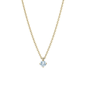 Anhänger Modern in 9K Gelbgold mit Diamant 0,20ct G/SI