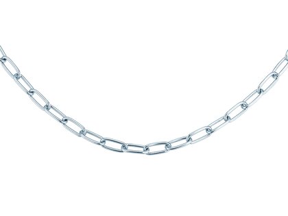 Halskette Paper Clip Oval in Silber 925/- 45cm 4,0mm