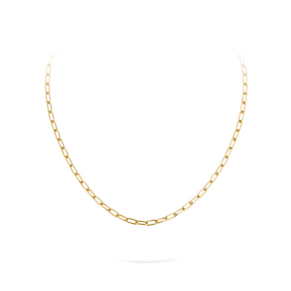 Halskette Paper Clip Oval in 14K Gelbgold 45cm 4,0mm