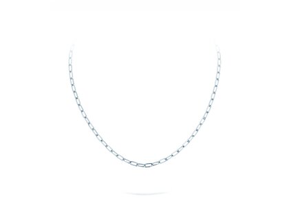 Halskette Paper Clip Oval in Silber 925/- 45cm 3,0mm