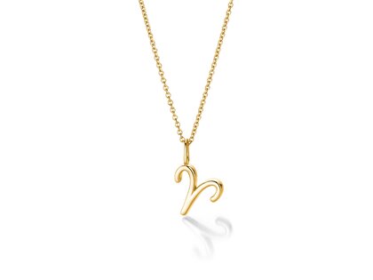 Sternzeichen-Anhänger Widder in 14K Gelbgold