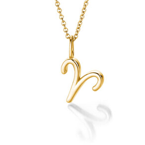 Sternzeichen-Anhänger Widder in 14K Gelbgold