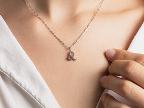 Sternzeichen-Anhänger Löwe in 14K Roségold