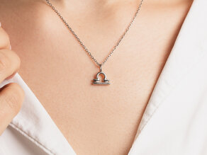Sternzeichen-Anhänger Waage in Silber 925/-