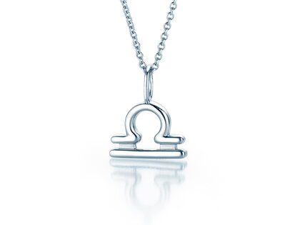 Sternzeichen-Anhänger Waage in Silber 925/-
