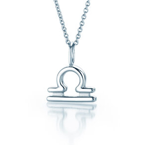 Sternzeichen-Anhänger Waage in Silber 925/-