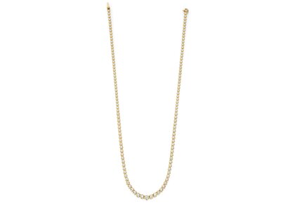 Tennis-Collier Classic in 18K Gelbgold mit Diamanten 2,97 G/SI