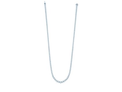 Tennis-Collier Classic in 18K Weißgold mit Diamanten 2,97