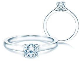Verlobungsring Romance in Platin 950/- mit Diamant 0,60ct G/SI