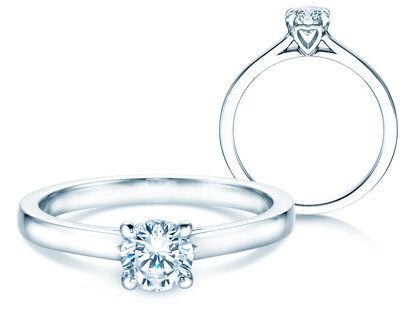 Verlobungsring Romance in Platin 950/- mit Diamant 0,60ct G/SI