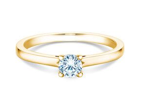 Verlobungsring Romance in 14K Gelbgold mit Diamant 0,30ct H/SI