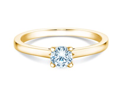 Verlobungsring Romance in 14K Gelbgold mit Diamant 0,40ct H/SI
