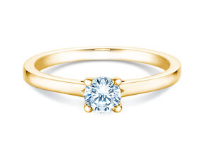 Verlobungsring Romance in 14K Gelbgold mit Diamant 0,40ct H/SI
