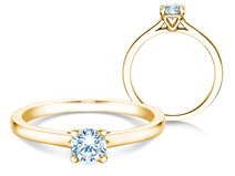 Verlobungsring Romance in 14K Gelbgold mit Diamant 0,40ct G/SI