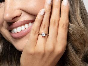 Verlobungsring Classic 4 in 14K Gelbgold mit Diamant 1,00ct G/SI