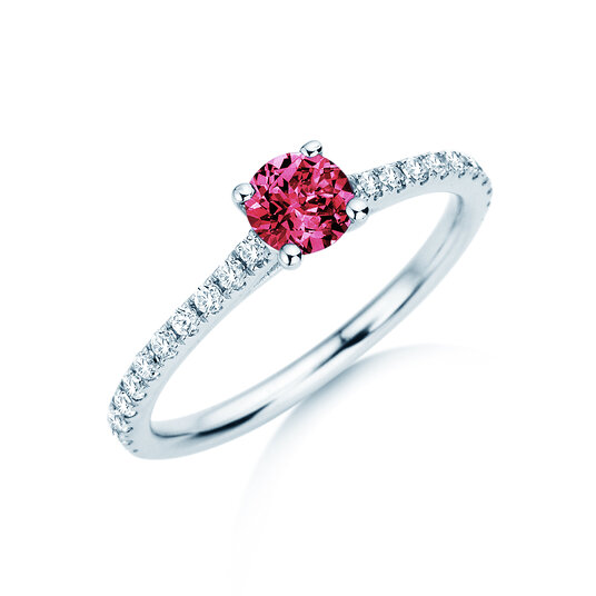 Geburtsstein-Ring Pure Colour April in 9K Weißgold