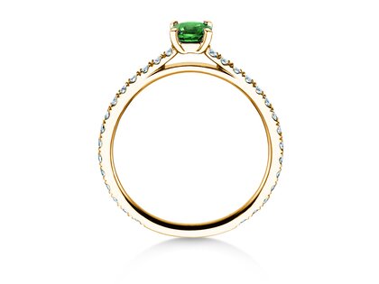 Verlobungsring Bright in Gelbgold