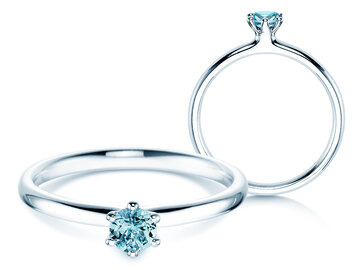 Verlobungsring Classic Colour in Silber